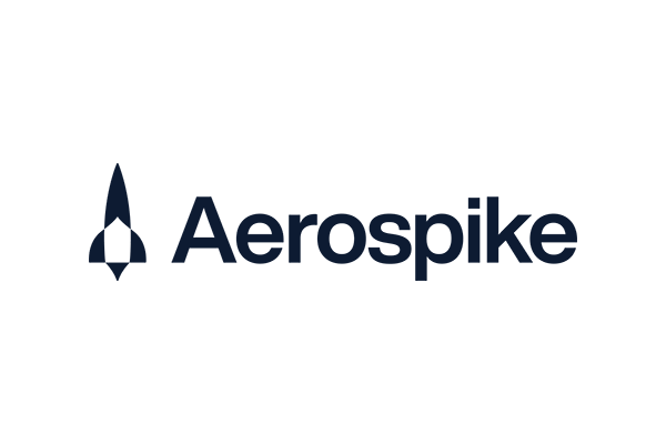 The Aerospike logo with a stylized rocket icon next to the company name in dark blue text.