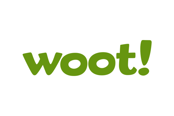 Woot! logo in green text on a white background.