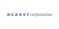 Hearst Corporation logo in blue and gray text on a white background.