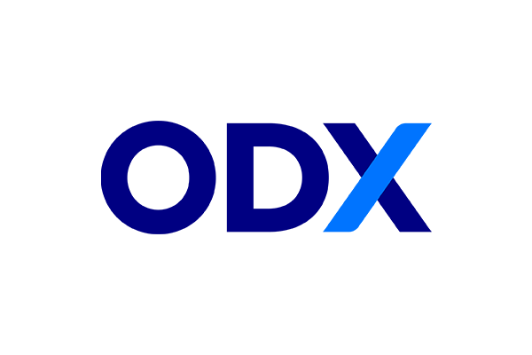 The ODX logo with blue text on a white background.