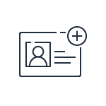 Line art icon depicting a browser window with a 3D cube, representing a relational database or data modeling interface.
