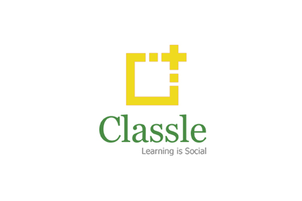 Logo of Classle Knowledge Pvt Ltd featuring a stylized yellow square with a plus sign and the text 'Classle Learning is Social'.