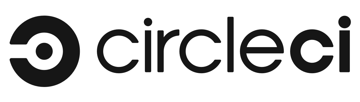 CircleCI logo in a horizontal layout with black text and symbol.