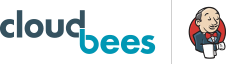 CloudBees logo with the Jenkins mascot, featuring the CloudBees text and the Jenkins butler character.