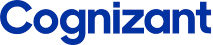 Cognizant logo with blue text on a transparent background