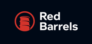 Red Barrels logo featuring a red barrel icon within a circle on a dark background.