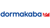 The dormakaba logo featuring the company name in blue lowercase letters and a red geometric symbol on a white background.