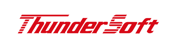 The ThunderSoft logo in red stylized text on a transparent background.