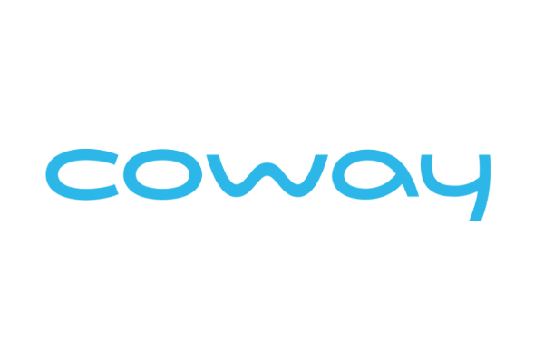Coway blue logo displayed on a white background.