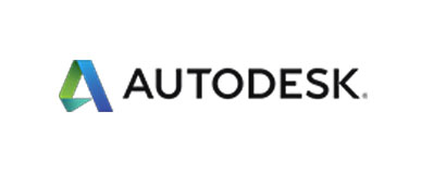 The Autodesk company logo featuring a geometric symbol in blue and green, with the word 'AUTODESK' in bold black letters to the right.