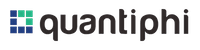 Quantiphi logo with a geometric icon on the left and the company name in stylized text.