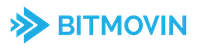 The Bitmovin logo in blue, featuring a stylized arrow and the text 'BITMOVIN'. Suitable for use in media services and streaming content contexts.