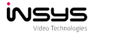 Logo of INSYS Video Technologies, featuring stylized text and a small red and purple circular design element.