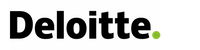 Deloitte company logo in black text with a green dot, on a transparent background.