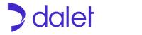 The Dalet company logo in purple with a stylized 'D' icon and the word 'dalet' in lowercase letters.
