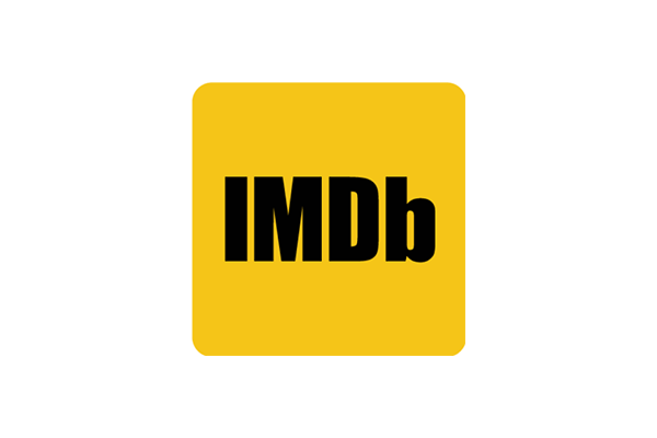 Yellow IMDb logo with bold black text.