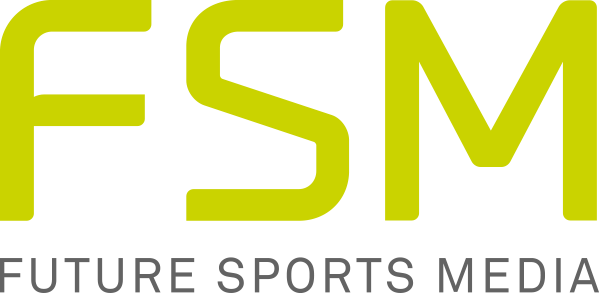 FSM Future Sports Media logo with large yellow-green 'FSM' letters above 'FUTURE SPORTS MEDIA' in gray text.