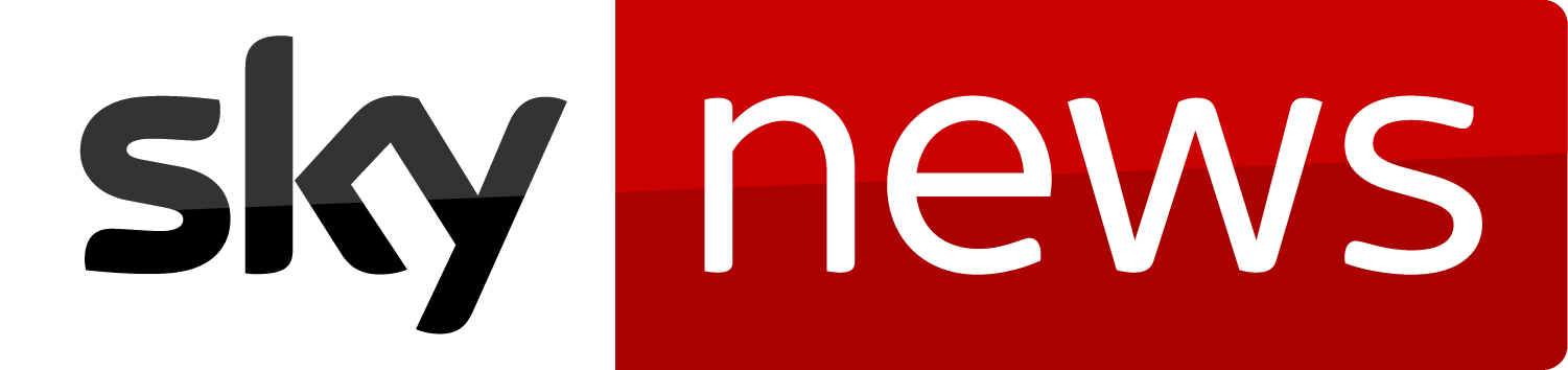 Sky News logo with 'sky' in black and 'news' in white text on a red background.