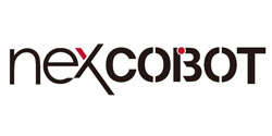 The horizontal logo of NexCOBOT, featuring stylized black text with distinct letter design elements on a white background.