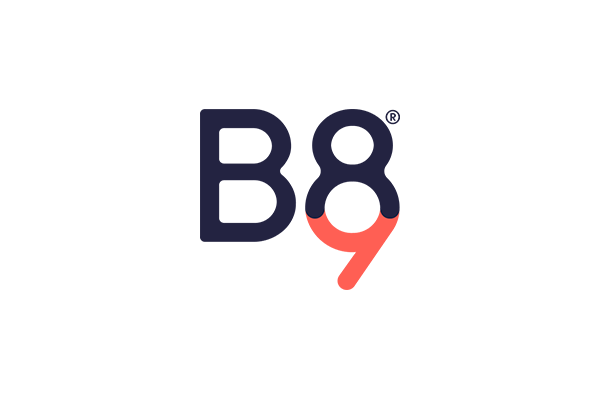 A company logo graphic used for security, identity, and compliance product categories. The logo consists of dark blue and coral red elements on a white background.