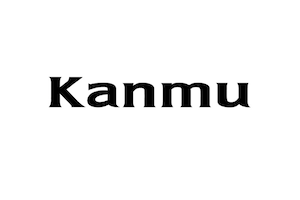 The Kanmu text logo displayed in black font on a white background.