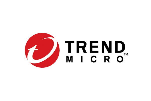Trend Micro logo featuring a red sphere with a stylized 't' and the text 'TREND MICRO' to the right.