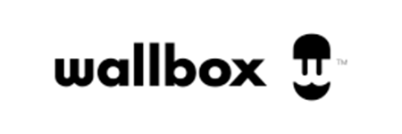 Wallbox logo in black text with a stylized icon on the right.