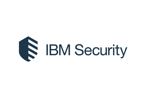 IBM Security logo in dark blue text on a white background.