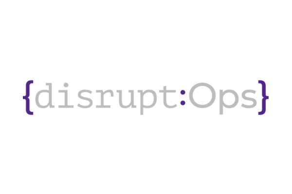 Logo of DisruptOps displayed on a white background.
