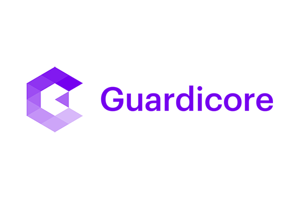 Guardicore company logo in purple on a transparent background.