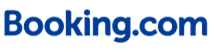 The logo of Booking.com, featuring the company name in blue text.