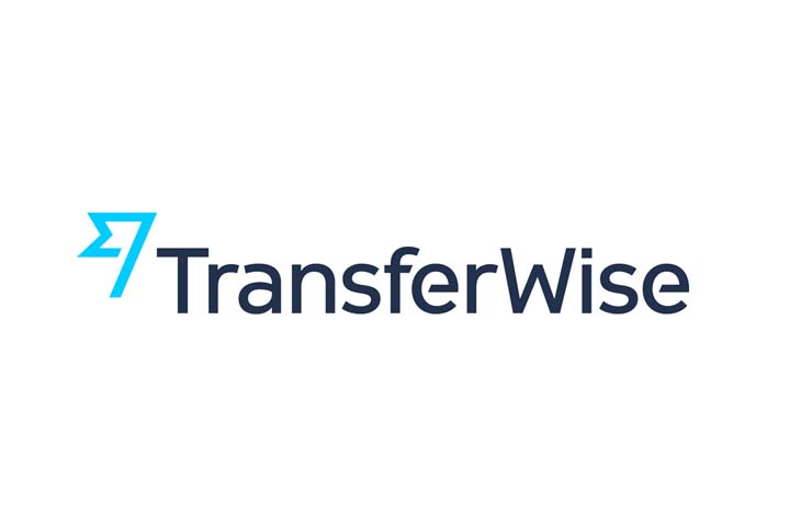 The TransferWise logo featuring a stylized blue arrow and the company name in dark text on a white background.
