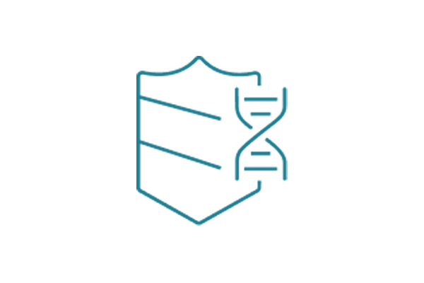 Blue secure padlock icon representing storage security or data protection.