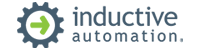 Logo for Inductive Automation featuring a green circular graphic and the company name in blue text.