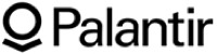 Palantir logo in black text