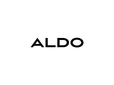 ALDO company logo in black text on a white background.