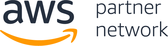 The AWS Partner Network logo featuring the words 'aws partner network' with the signature AWS smile arrow.