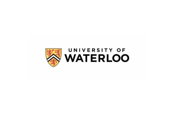 Logo of the University of Waterloo featuring the university name and crest.