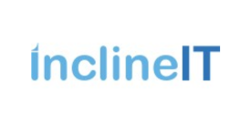 Logo for InclineIT with blue text on a white background.