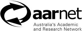 AARNet logo with black text on a transparent background.