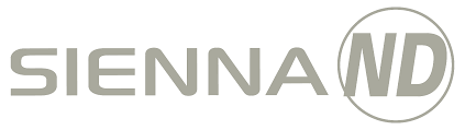 "SIENNA ND logo with 'ND' enclosed in a circle."