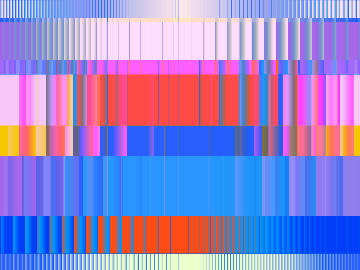 Abstract illustration of multicolored rectangles