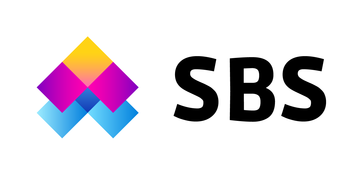 Colorful geometric logo with overlapping yellow, pink, purple, and blue diamonds next to bold black text reading "SBS."