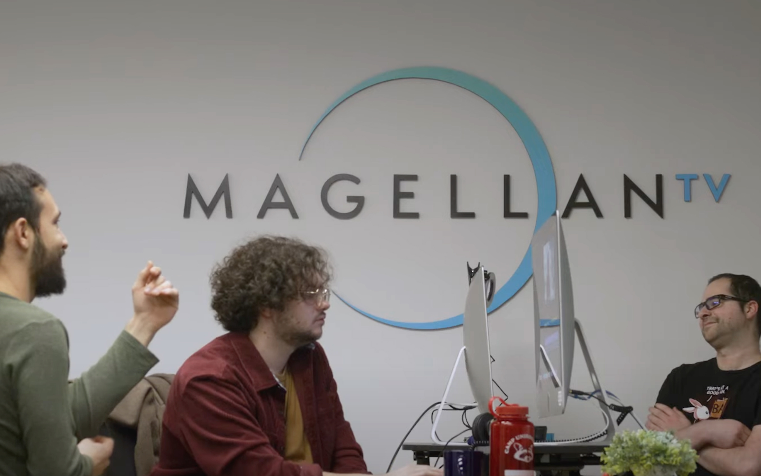 team working in magellan tv studio