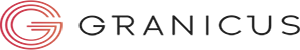 Granicus logo in a horizontal layout with a gradient icon and black text.