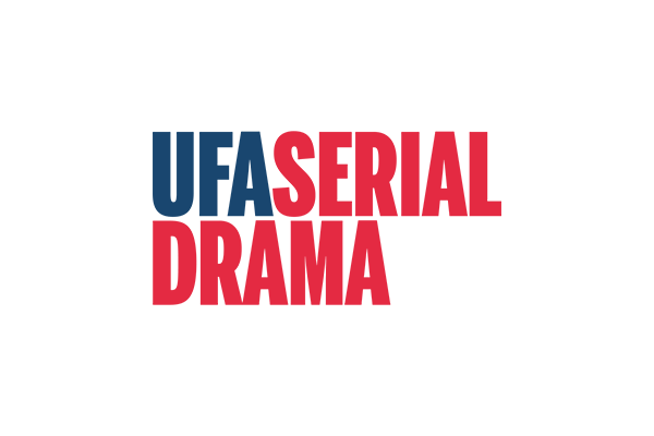 Logo for UFA Serial Drama featuring the text 'UFA Serial Drama' in blue and red colors.