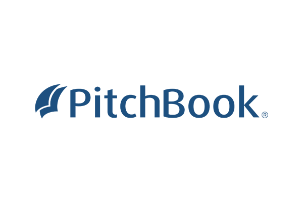 PitchBook logo in blue text on a white background.