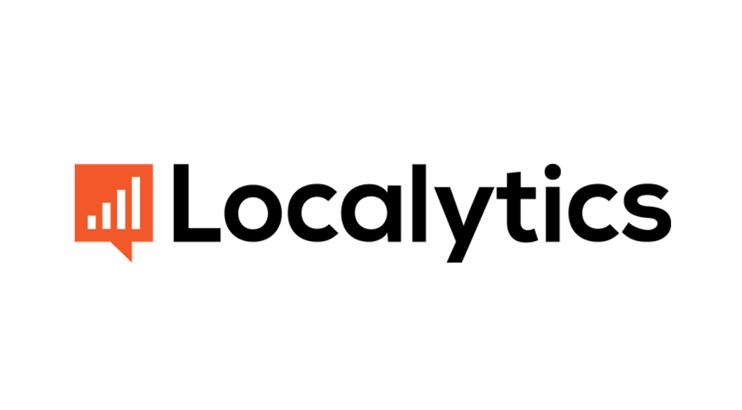 Localytics logo displayed on a white background, used for a case study.