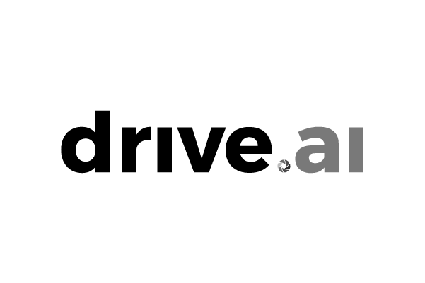 Drive.ai company logo featuring the word 'drive' in black and 'ai' in gray.