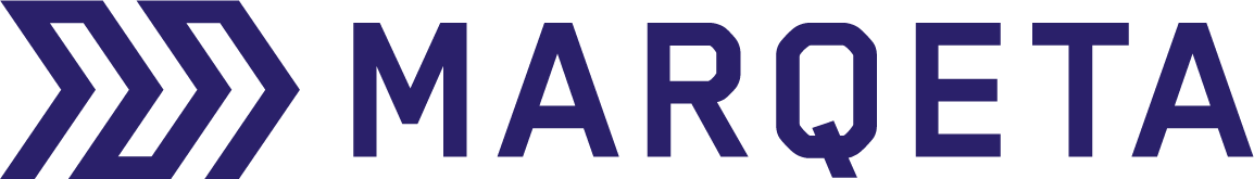 The Marqeta company logo featuring the brand name in bold, stylized text with arrow elements.